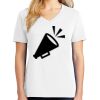 1-DAY RUSH NO MINIMUM Ladies V-Neck Short Sleeve T-Shirt Thumbnail