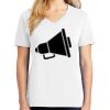 1-DAY RUSH NO MINIMUM Ladies V-Neck Short Sleeve T-Shirt Thumbnail