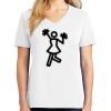 1-DAY RUSH NO MINIMUM Ladies V-Neck Short Sleeve T-Shirt Thumbnail