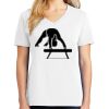 1-DAY RUSH NO MINIMUM Ladies V-Neck Short Sleeve T-Shirt Thumbnail