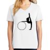 1-DAY RUSH NO MINIMUM Ladies V-Neck Short Sleeve T-Shirt Thumbnail