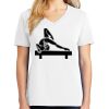 1-DAY RUSH NO MINIMUM Ladies V-Neck Short Sleeve T-Shirt Thumbnail