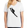 1-DAY RUSH NO MINIMUM Ladies V-Neck Short Sleeve T-Shirt Thumbnail