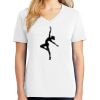 1-DAY RUSH NO MINIMUM Ladies V-Neck Short Sleeve T-Shirt Thumbnail
