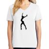 1-DAY RUSH NO MINIMUM Ladies V-Neck Short Sleeve T-Shirt Thumbnail
