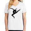 1-DAY RUSH NO MINIMUM Ladies V-Neck Short Sleeve T-Shirt Thumbnail