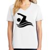 1-DAY RUSH NO MINIMUM Ladies V-Neck Short Sleeve T-Shirt Thumbnail