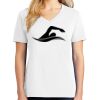 1-DAY RUSH NO MINIMUM Ladies V-Neck Short Sleeve T-Shirt Thumbnail