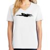 1-DAY RUSH NO MINIMUM Ladies V-Neck Short Sleeve T-Shirt Thumbnail