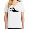 1-DAY RUSH NO MINIMUM Ladies V-Neck Short Sleeve T-Shirt Thumbnail