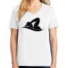 1-DAY RUSH NO MINIMUM Ladies V-Neck Short Sleeve T-Shirt Thumbnail