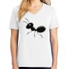 1-DAY RUSH NO MINIMUM Ladies V-Neck Short Sleeve T-Shirt Thumbnail