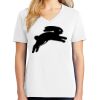 1-DAY RUSH NO MINIMUM Ladies V-Neck Short Sleeve T-Shirt Thumbnail