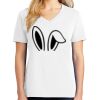 1-DAY RUSH NO MINIMUM Ladies V-Neck Short Sleeve T-Shirt Thumbnail