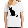 1-DAY RUSH NO MINIMUM Ladies V-Neck Short Sleeve T-Shirt Thumbnail