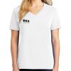 1-DAY RUSH NO MINIMUM Ladies V-Neck Short Sleeve T-Shirt Thumbnail