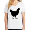 1-DAY RUSH NO MINIMUM Ladies V-Neck Short Sleeve T-Shirt Thumbnail