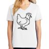 1-DAY RUSH NO MINIMUM Ladies V-Neck Short Sleeve T-Shirt Thumbnail