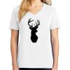 1-DAY RUSH NO MINIMUM Ladies V-Neck Short Sleeve T-Shirt Thumbnail
