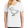 1-DAY RUSH NO MINIMUM Ladies V-Neck Short Sleeve T-Shirt Thumbnail