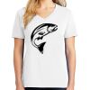 1-DAY RUSH NO MINIMUM Ladies V-Neck Short Sleeve T-Shirt Thumbnail