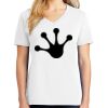 1-DAY RUSH NO MINIMUM Ladies V-Neck Short Sleeve T-Shirt Thumbnail