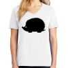 1-DAY RUSH NO MINIMUM Ladies V-Neck Short Sleeve T-Shirt Thumbnail