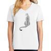 1-DAY RUSH NO MINIMUM Ladies V-Neck Short Sleeve T-Shirt Thumbnail