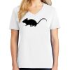 1-DAY RUSH NO MINIMUM Ladies V-Neck Short Sleeve T-Shirt Thumbnail