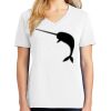 1-DAY RUSH NO MINIMUM Ladies V-Neck Short Sleeve T-Shirt Thumbnail