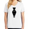 1-DAY RUSH NO MINIMUM Ladies V-Neck Short Sleeve T-Shirt Thumbnail