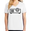 1-DAY RUSH NO MINIMUM Ladies V-Neck Short Sleeve T-Shirt Thumbnail