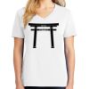 1-DAY RUSH NO MINIMUM Ladies V-Neck Short Sleeve T-Shirt Thumbnail