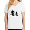 1-DAY RUSH NO MINIMUM Ladies V-Neck Short Sleeve T-Shirt Thumbnail