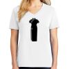 1-DAY RUSH NO MINIMUM Ladies V-Neck Short Sleeve T-Shirt Thumbnail