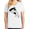 1-DAY RUSH NO MINIMUM Ladies V-Neck Short Sleeve T-Shirt Thumbnail