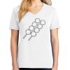 1-DAY RUSH NO MINIMUM Ladies V-Neck Short Sleeve T-Shirt Thumbnail
