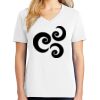 1-DAY RUSH NO MINIMUM Ladies V-Neck Short Sleeve T-Shirt Thumbnail