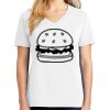 1-DAY RUSH NO MINIMUM Ladies V-Neck Short Sleeve T-Shirt Thumbnail