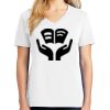 1-DAY RUSH NO MINIMUM Ladies V-Neck Short Sleeve T-Shirt Thumbnail