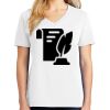 1-DAY RUSH NO MINIMUM Ladies V-Neck Short Sleeve T-Shirt Thumbnail