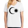 1-DAY RUSH NO MINIMUM Ladies V-Neck Short Sleeve T-Shirt Thumbnail