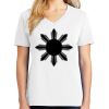 1-DAY RUSH NO MINIMUM Ladies V-Neck Short Sleeve T-Shirt Thumbnail