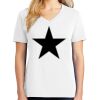 1-DAY RUSH NO MINIMUM Ladies V-Neck Short Sleeve T-Shirt Thumbnail