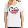 1-DAY RUSH NO MINIMUM Ladies V-Neck Short Sleeve T-Shirt Thumbnail