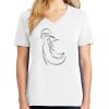 1-DAY RUSH NO MINIMUM Ladies V-Neck Short Sleeve T-Shirt Thumbnail