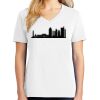 1-DAY RUSH NO MINIMUM Ladies V-Neck Short Sleeve T-Shirt Thumbnail