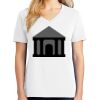 1-DAY RUSH NO MINIMUM Ladies V-Neck Short Sleeve T-Shirt Thumbnail