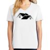 1-DAY RUSH NO MINIMUM Ladies V-Neck Short Sleeve T-Shirt Thumbnail