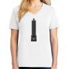 1-DAY RUSH NO MINIMUM Ladies V-Neck Short Sleeve T-Shirt Thumbnail